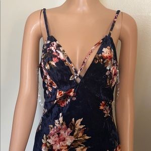 Available by Angela Fashion velvet dress